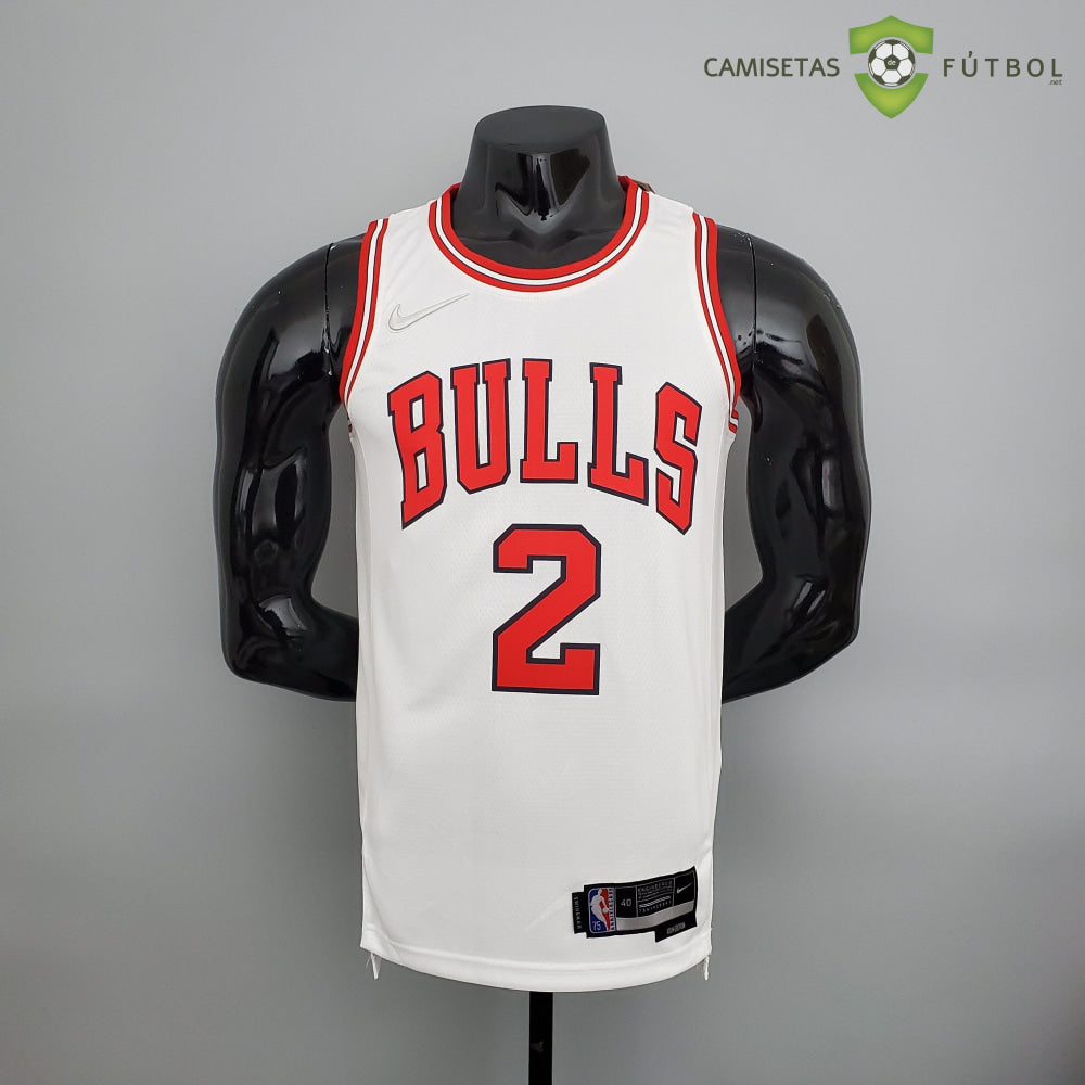 Camiseta Chicago Bulls 21-22 - Lonzo Ball 2 Blanco Nba