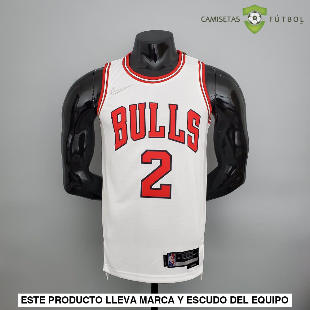 Camiseta Chicago Bulls 21-22 - Lonzo Ball 2 Blanco Nba