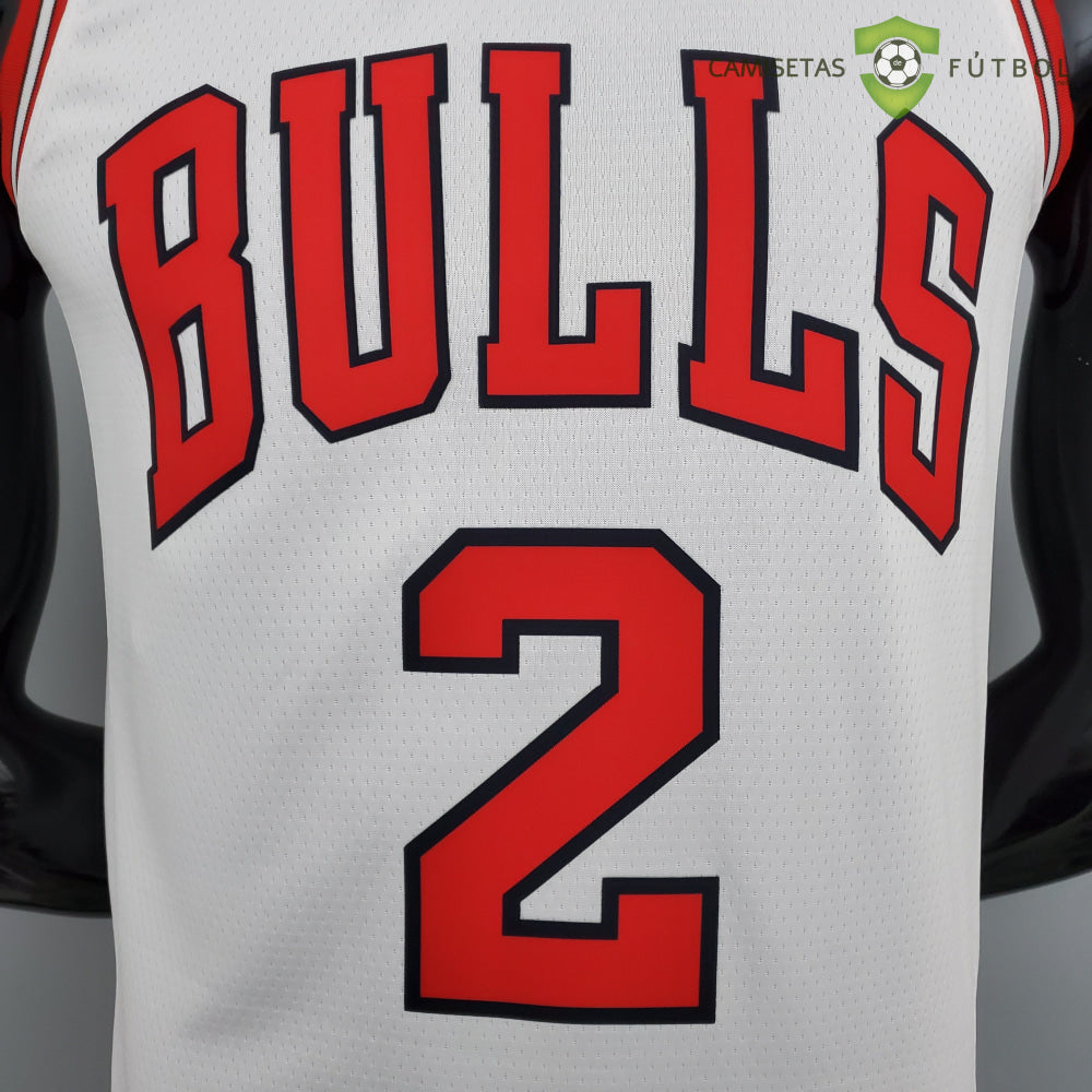 Camiseta Chicago Bulls 21-22 - Lonzo Ball 2 Blanco Nba