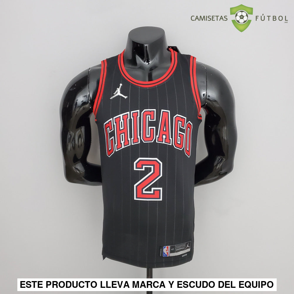Camiseta Chicago Bulls 21-22 - Lonzo Ball 2 Negro Nba
