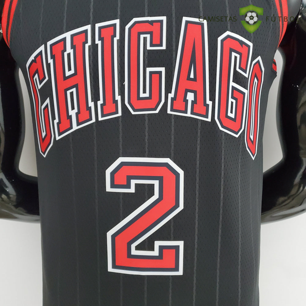 Camiseta Chicago Bulls 21-22 - Lonzo Ball 2 Negro Nba