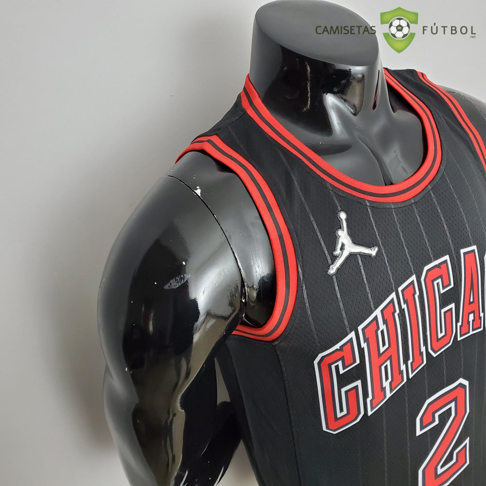 Camiseta Chicago Bulls 21-22 - Lonzo Ball 2 Negro Nba