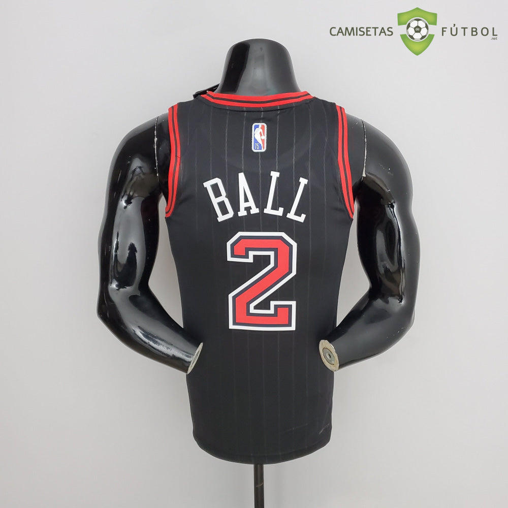 Camiseta Chicago Bulls 21-22 - Lonzo Ball 2 Negro Nba