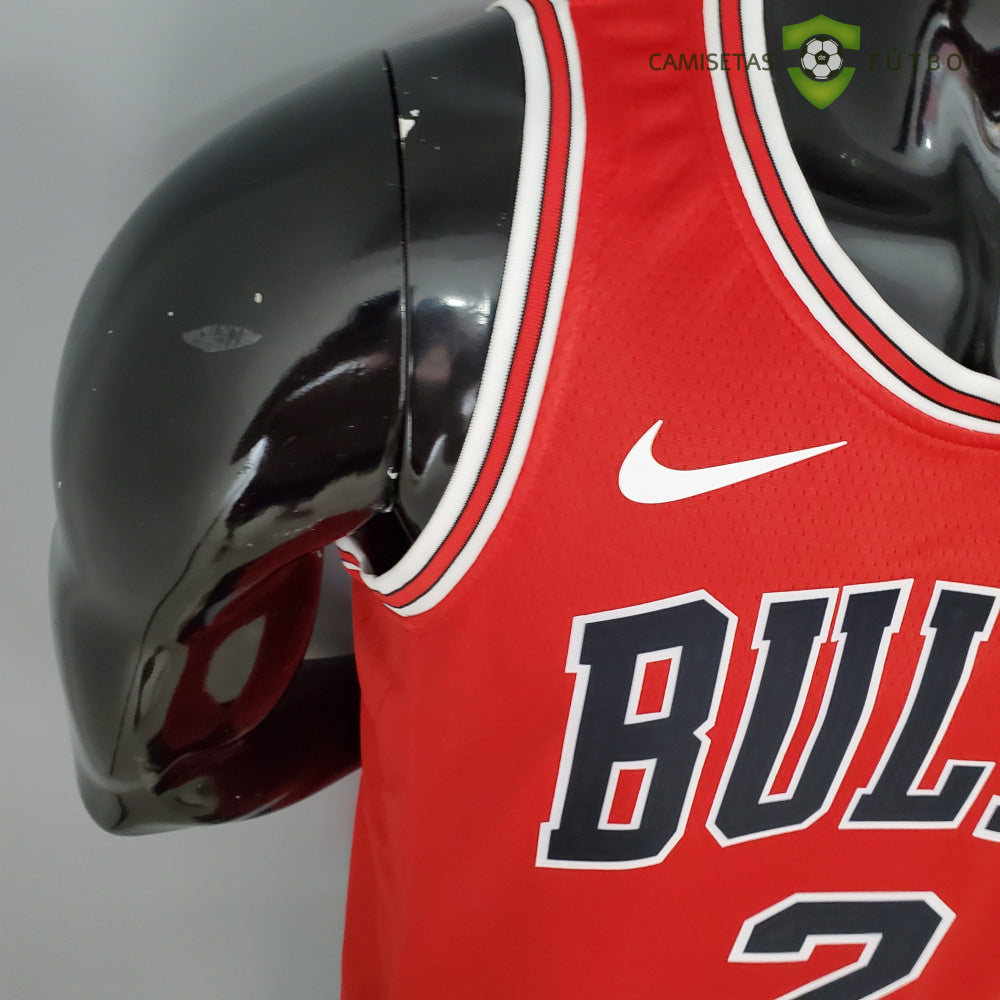 Camiseta Chicago Bulls 21-22 - Lonzo Ball 2 Rojo Nba