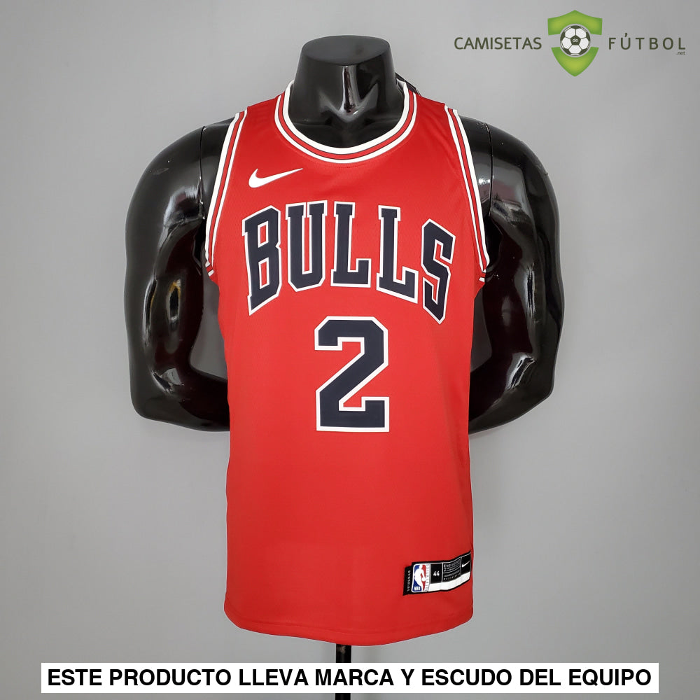 Camiseta Chicago Bulls 21-22 - Lonzo Ball 2 Rojo Nba