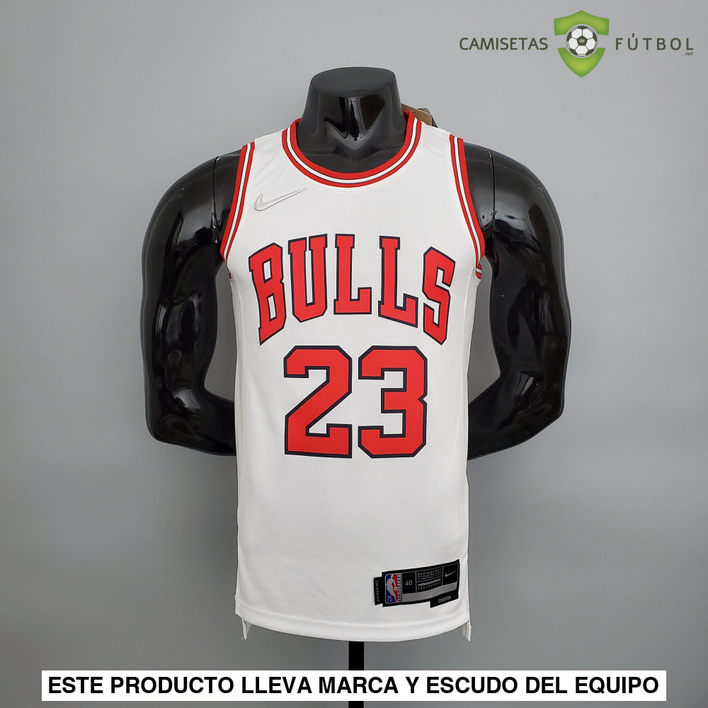 Camiseta Chicago Bulls 21-22 - Michael Jordan 23 Blanco Nba