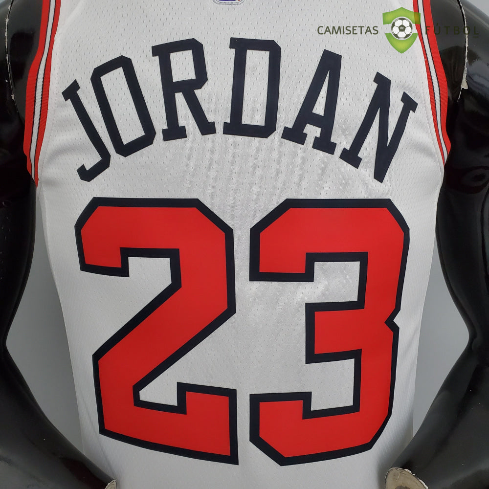Camiseta Chicago Bulls 21-22 - Michael Jordan 23 Blanco Nba