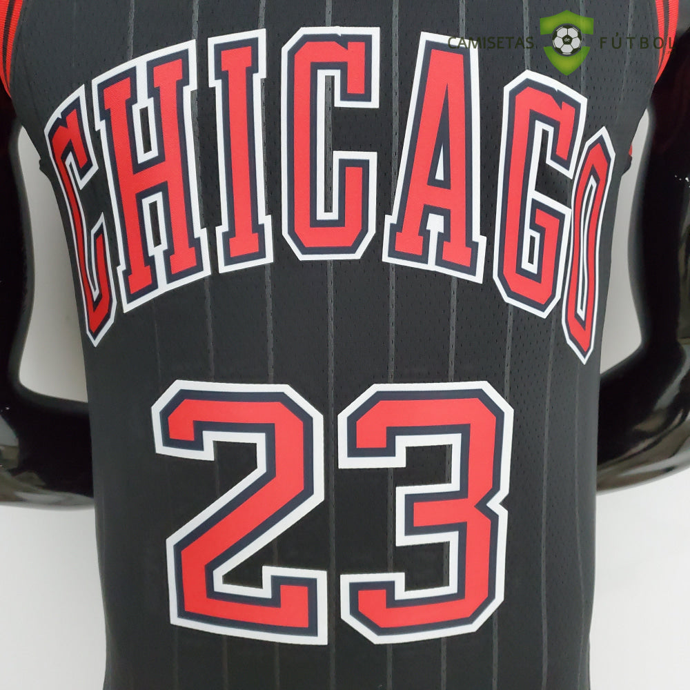 Camiseta Chicago Bulls 21-22 - Michael Jordan 23 Negro Nba