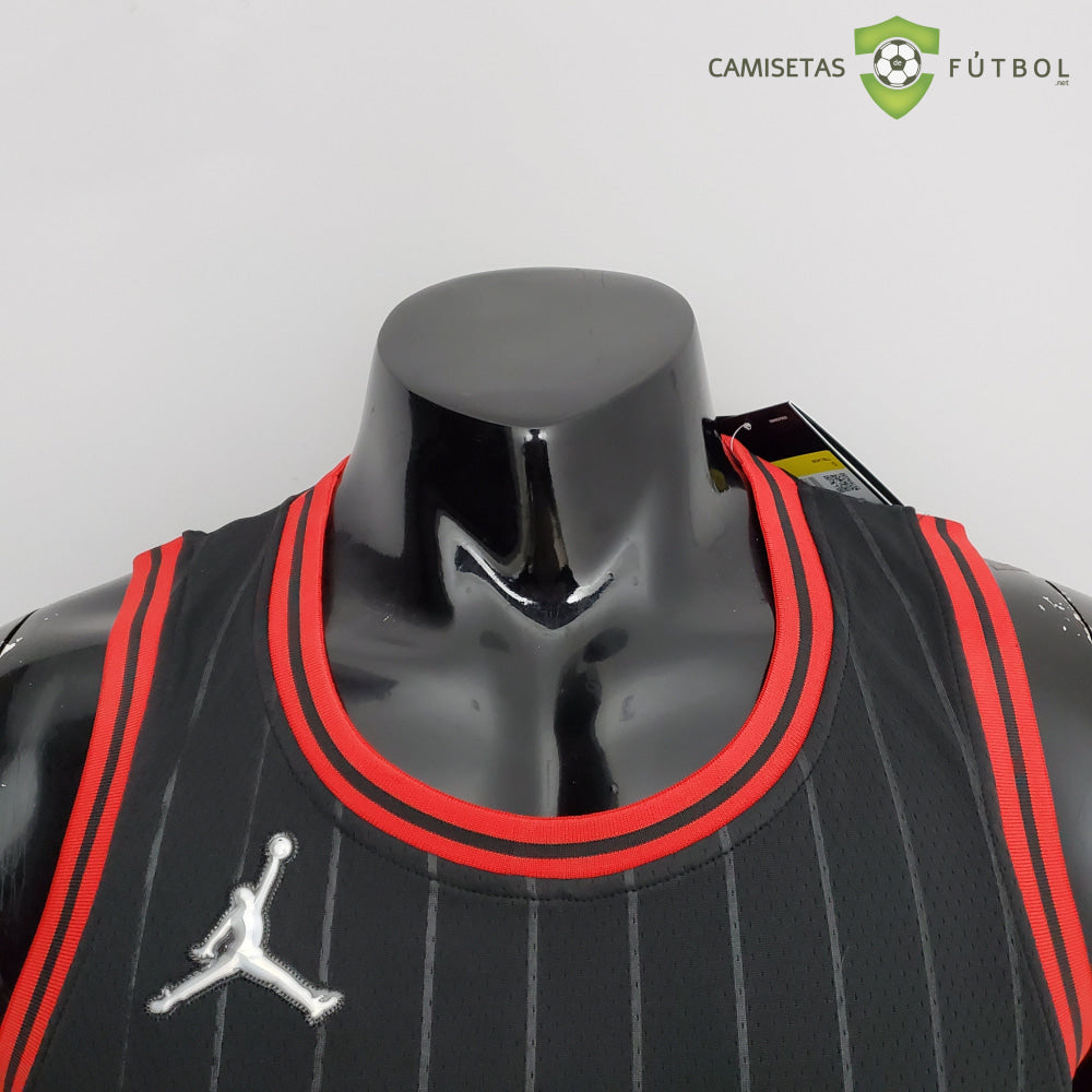 Camiseta Chicago Bulls 21-22 - Michael Jordan 23 Negro Nba
