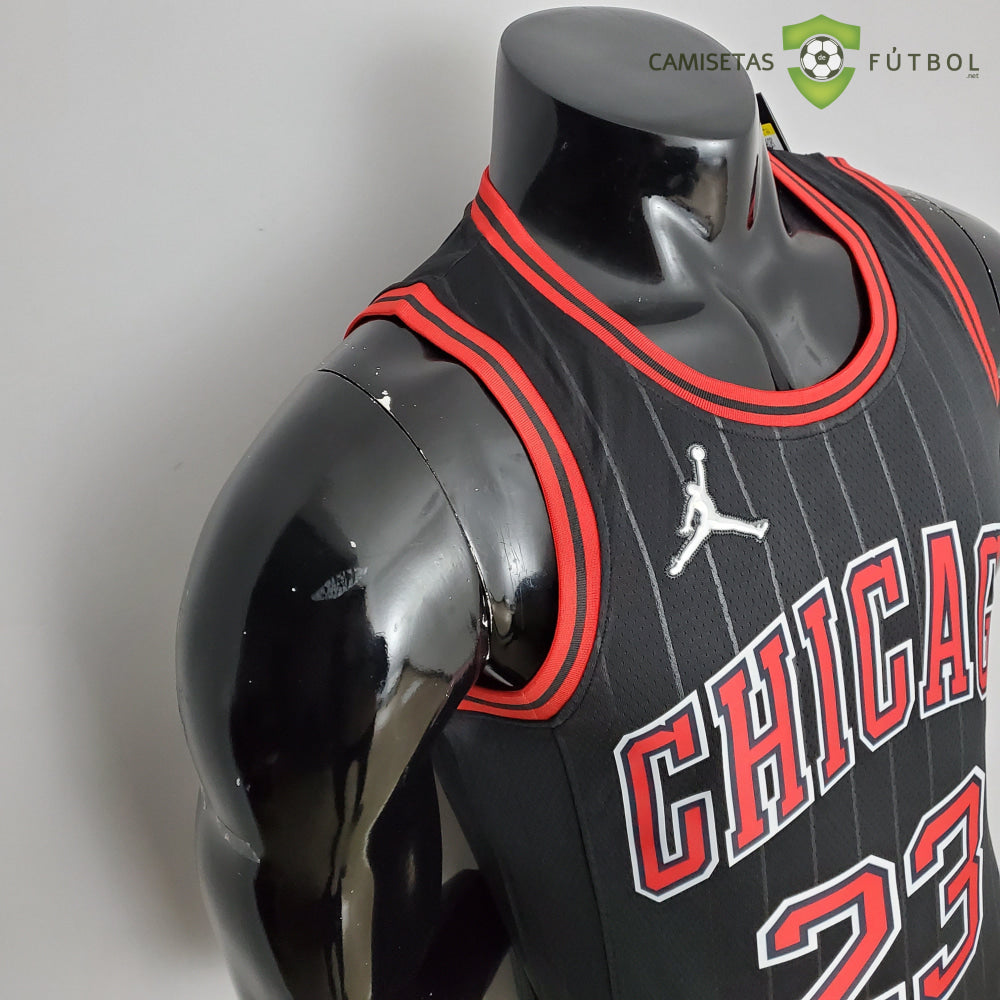 Camiseta Chicago Bulls 21-22 - Michael Jordan 23 Negro Nba