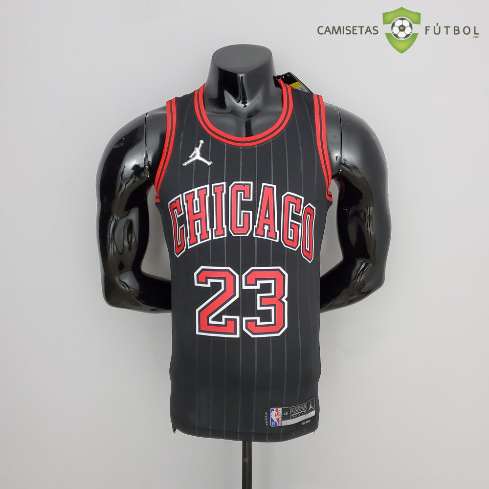 Camiseta Chicago Bulls 21-22 - Michael Jordan 23 Negro Nba
