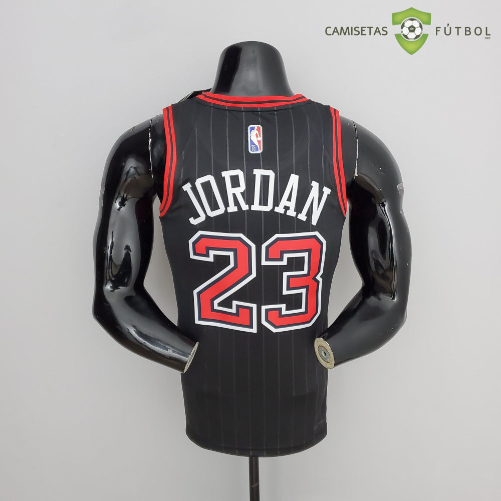 Camiseta Chicago Bulls 21-22 - Michael Jordan 23 Negro Nba