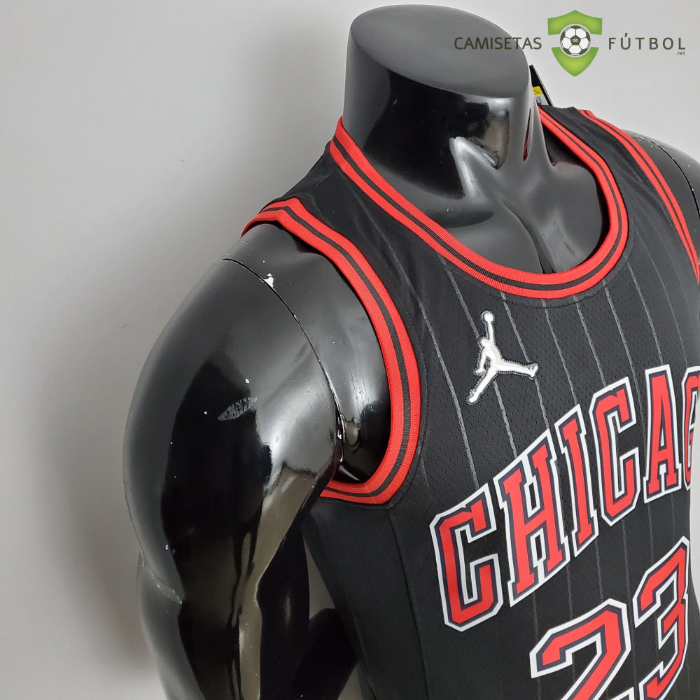 Camiseta Chicago Bulls 21-22 - Michael Jordan 23 Negro Nba