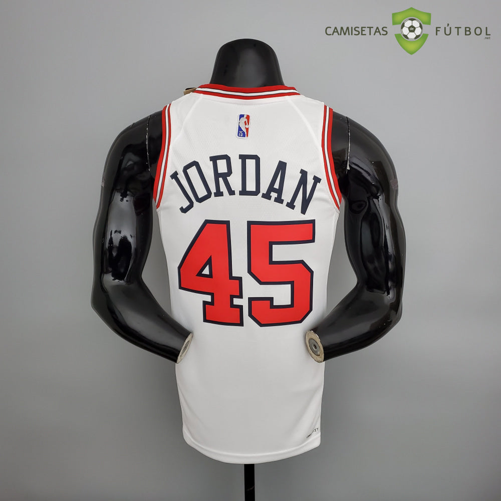 Camiseta Chicago Bulls 21-22 - Michael Jordan 45 Blanco Nba
