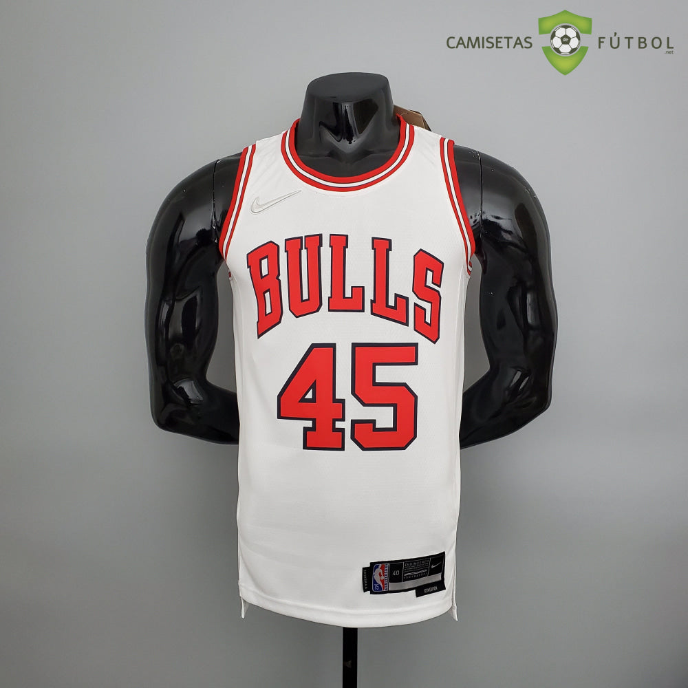 Camiseta Chicago Bulls 21-22 - Michael Jordan 45 Blanco Nba
