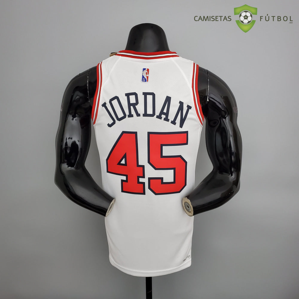 Camiseta Chicago Bulls 21-22 - Michael Jordan 45 Blanco Nba