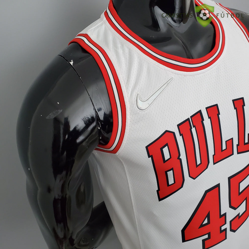 Camiseta Chicago Bulls 21-22 - Michael Jordan 45 Blanco Nba