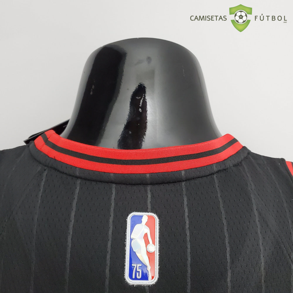 Camiseta Chicago Bulls 21-22 - Michael Jordan 45 Negro Nba