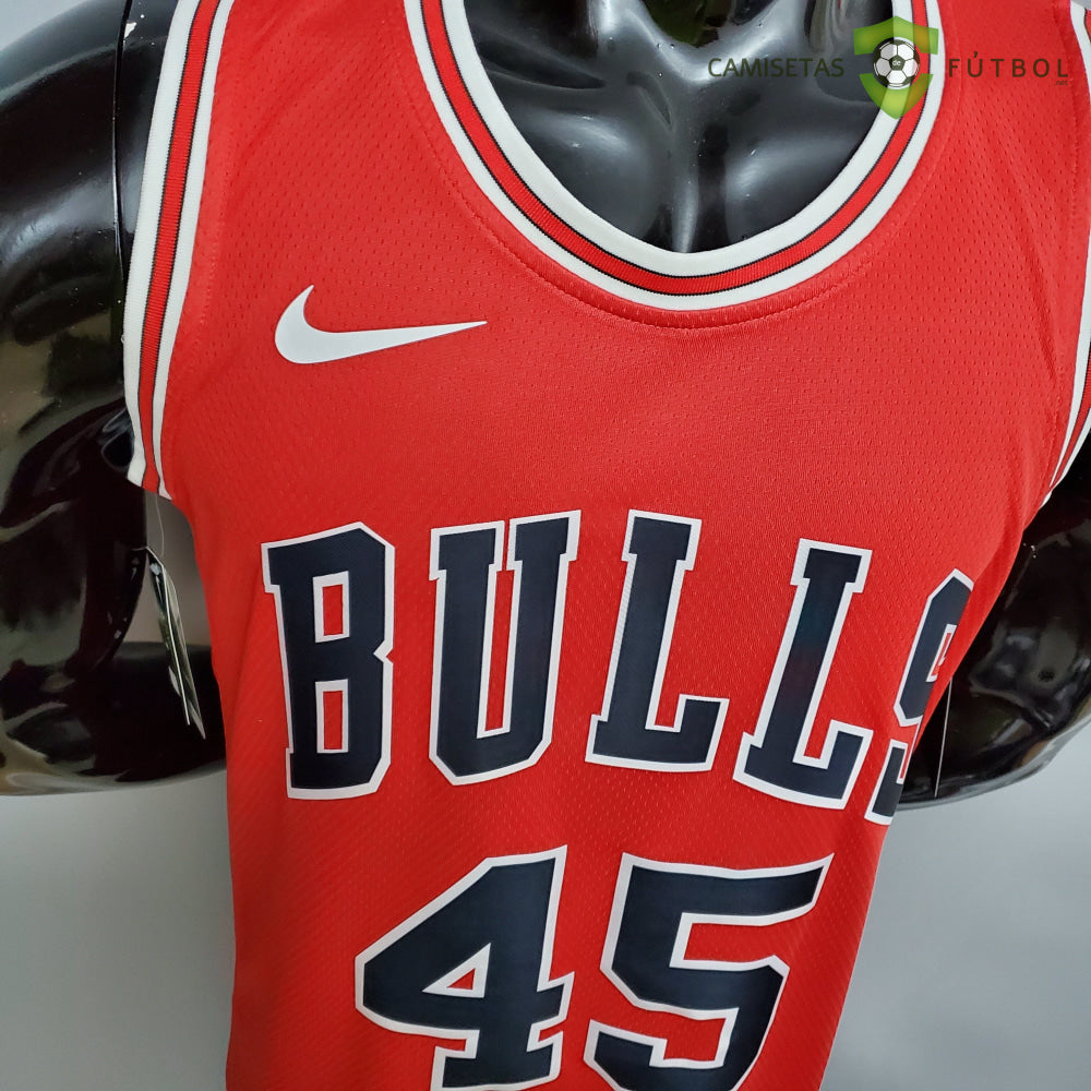 Camiseta Chicago Bulls 21-22 - Michael Jordan 45 Rojo Nba