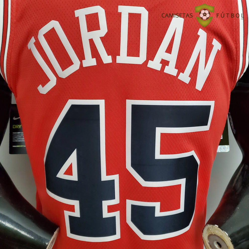 Camiseta Chicago Bulls 21-22 - Michael Jordan 45 Rojo Nba