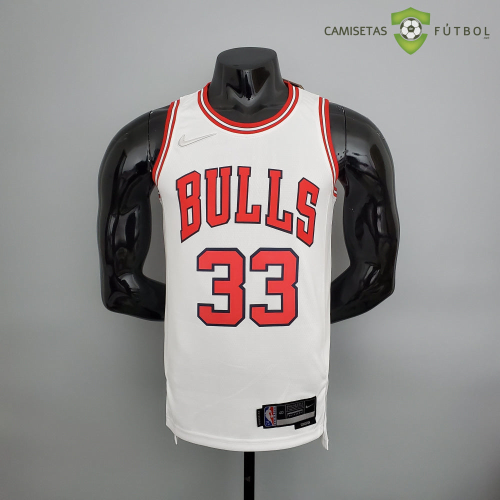 Camiseta Chicago Bulls 21-22 - Scottie Pippen 33 Blanco Nba
