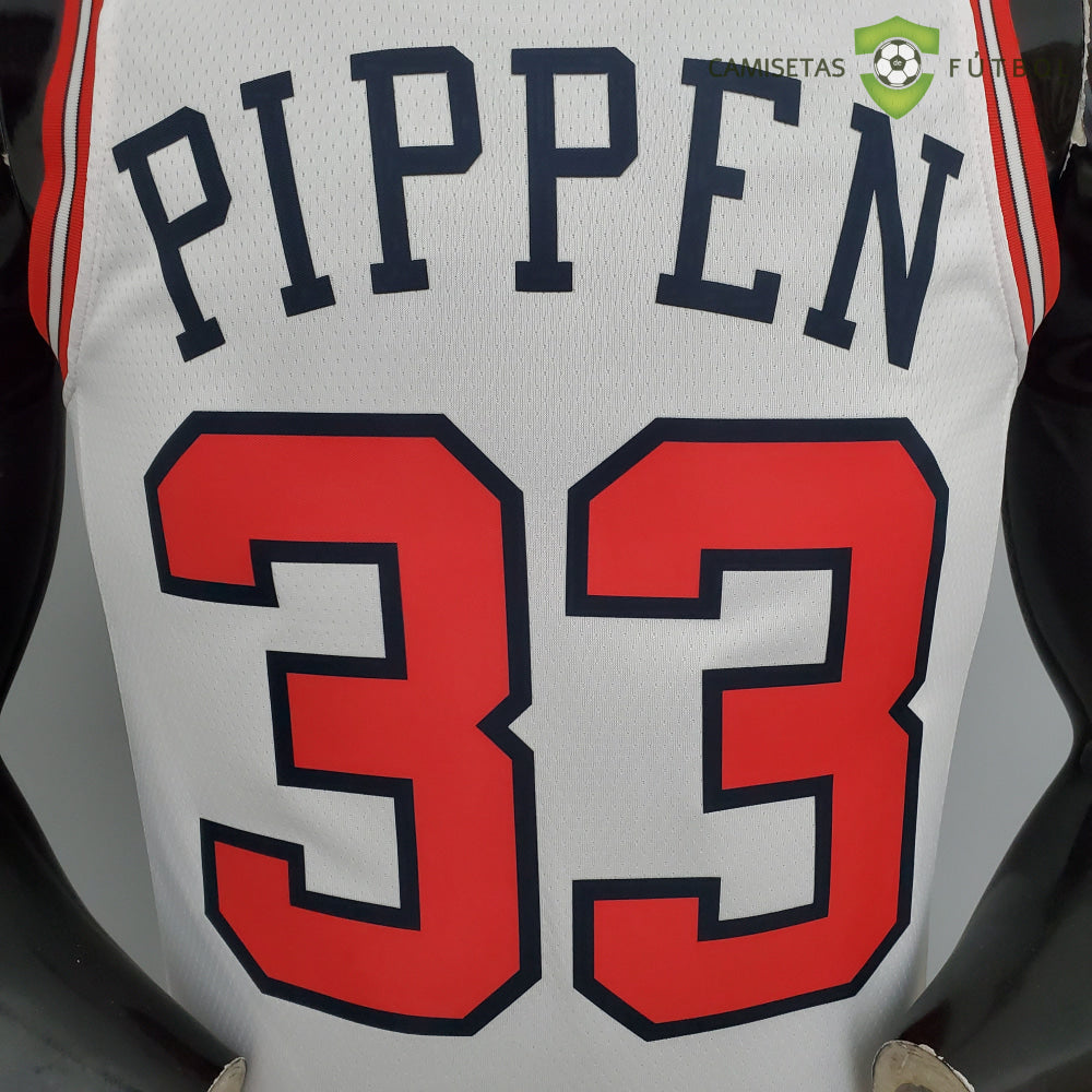 Camiseta Chicago Bulls 21-22 - Scottie Pippen 33 Blanco Nba