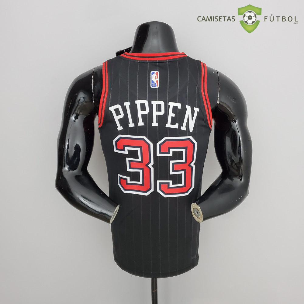 Camiseta Chicago Bulls 21-22 - Scottie Pippen 33 Negro Nba