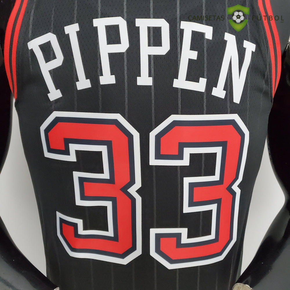 Camiseta Chicago Bulls 21-22 - Scottie Pippen 33 Negro Nba