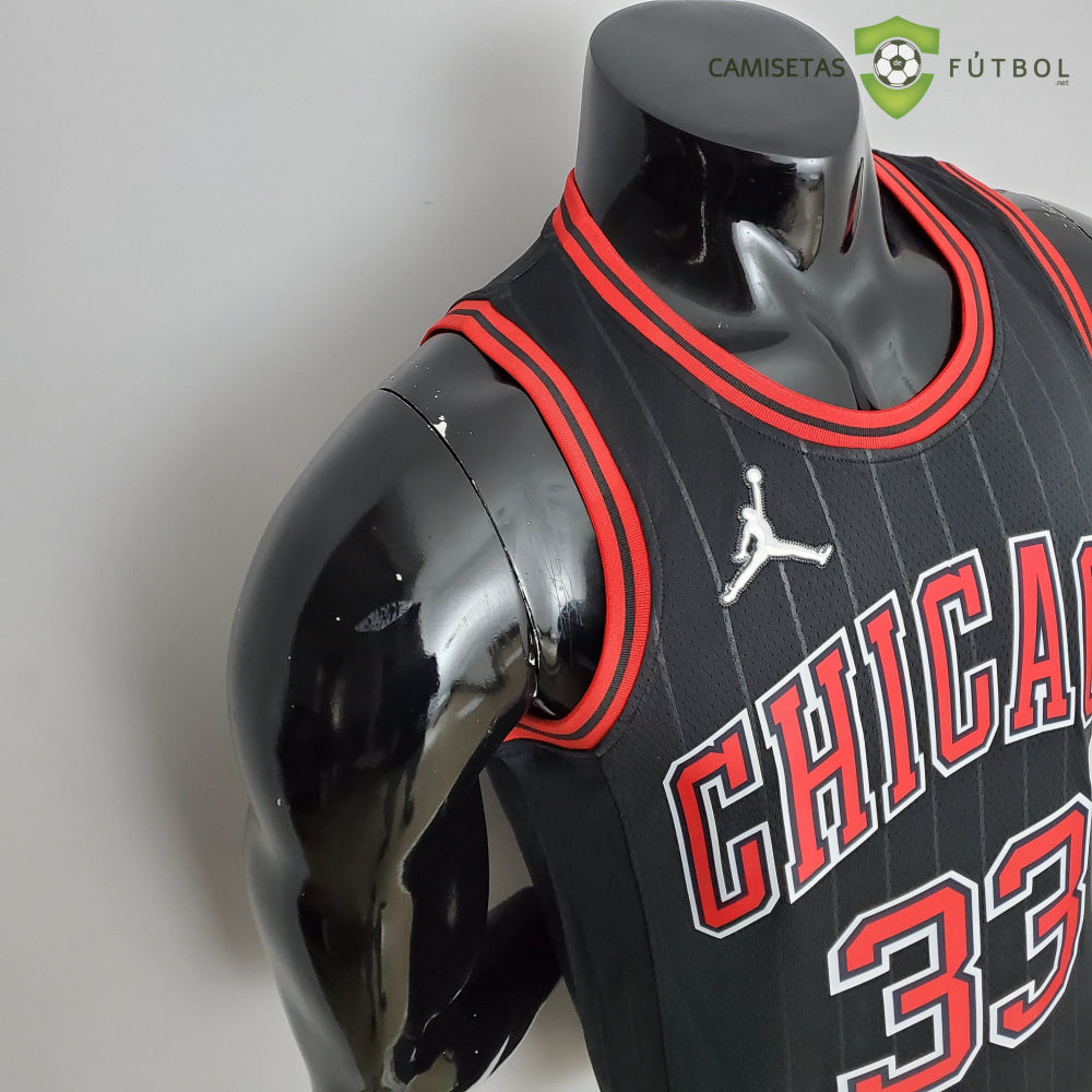Camiseta Chicago Bulls 21-22 - Scottie Pippen 33 Negro Nba