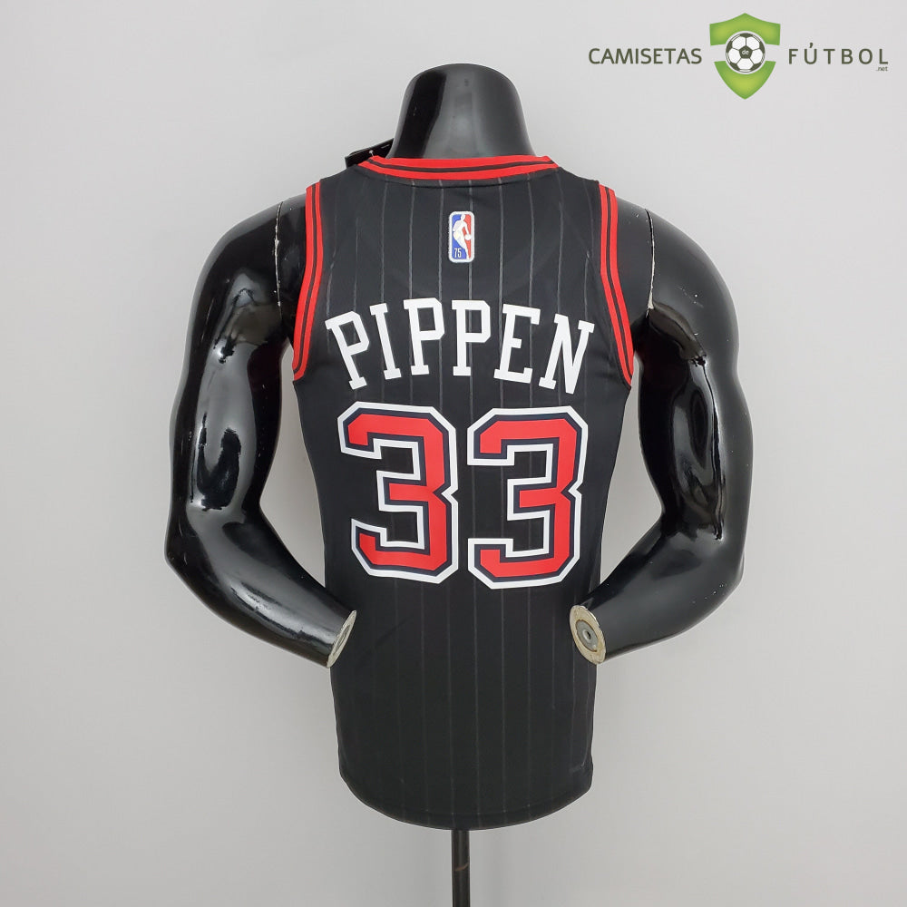 Camiseta Chicago Bulls 21-22 - Scottie Pippen 33 Negro Nba