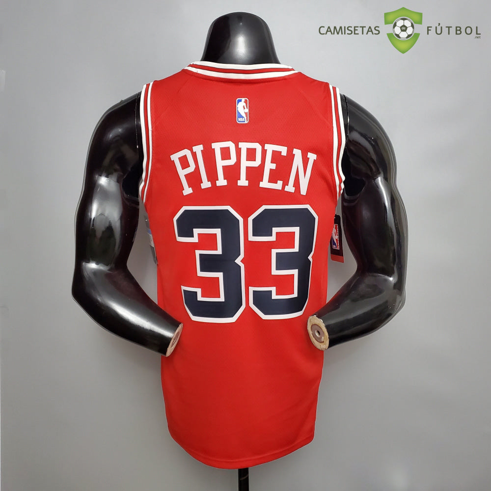 Camiseta Chicago Bulls 21-22 - Scottie Pippen 33 Rojo Nba