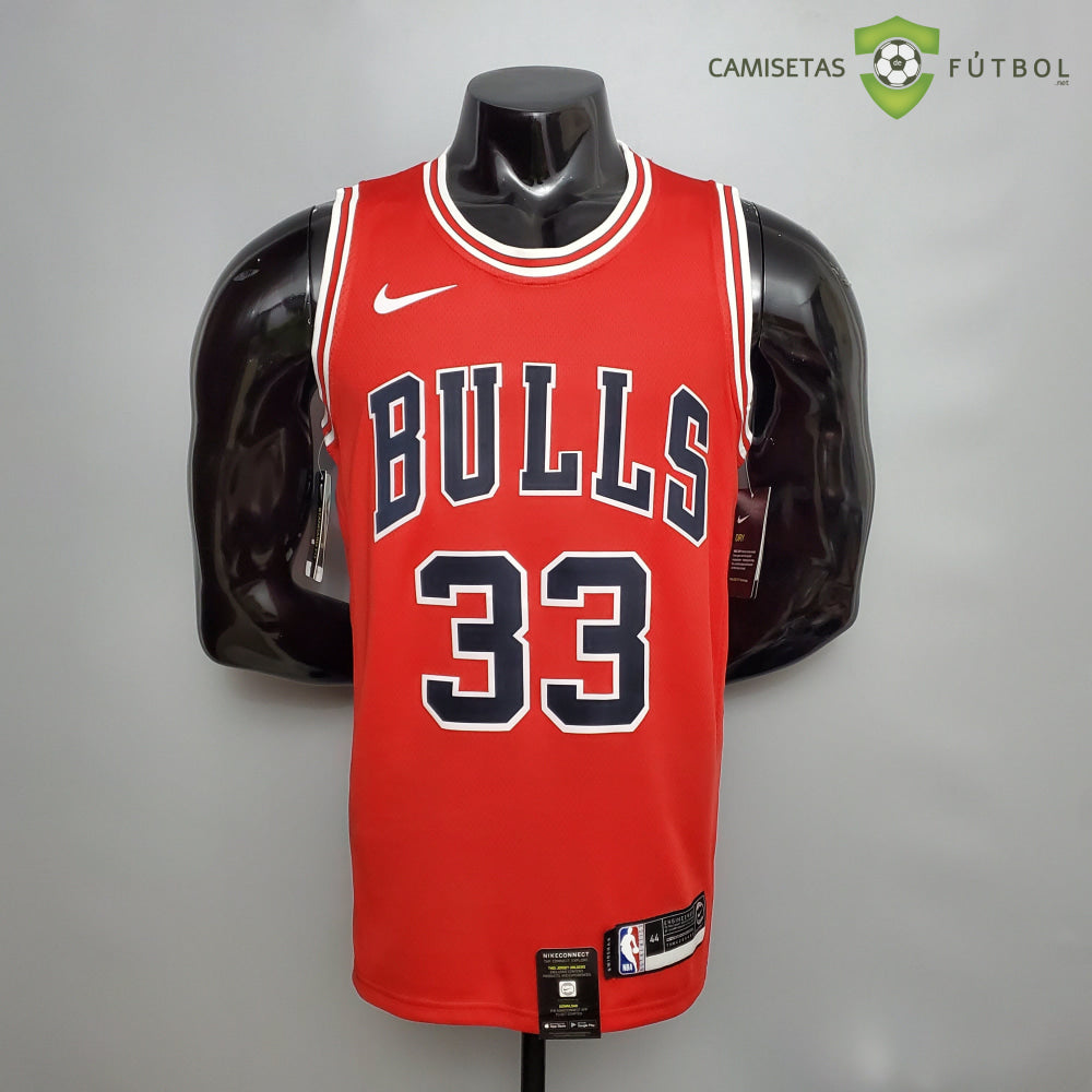 Camiseta Chicago Bulls 21-22 - Scottie Pippen 33 Rojo Nba