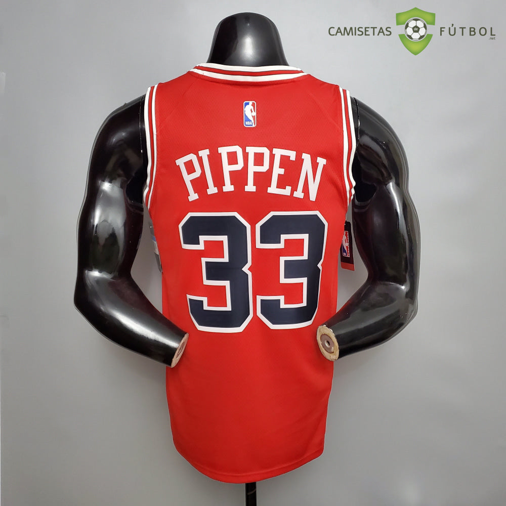 Camiseta Chicago Bulls 21-22 - Scottie Pippen 33 Rojo Nba
