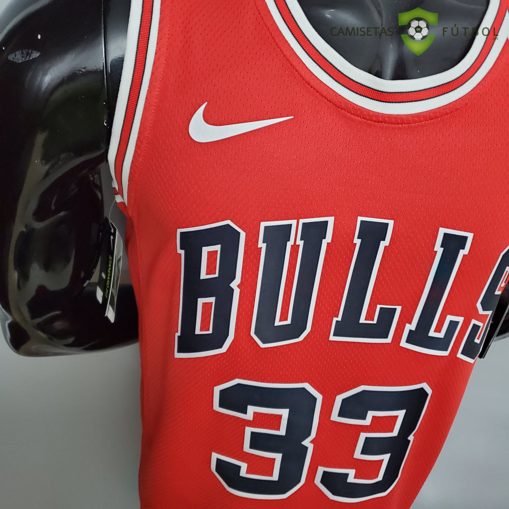 Camiseta Chicago Bulls 21-22 - Scottie Pippen 33 Rojo Nba