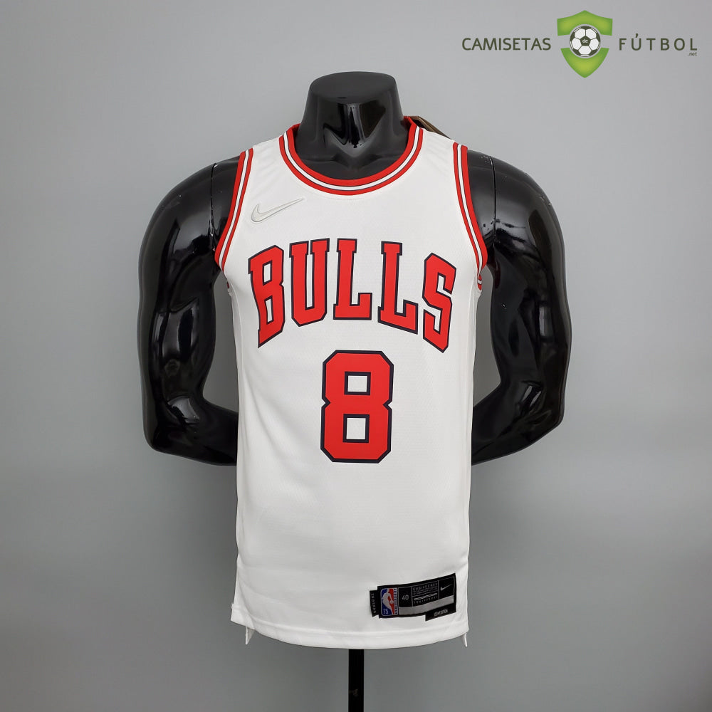 Camiseta Chicago Bulls 21-22 - Zach Lavine 8 Blanco Nba