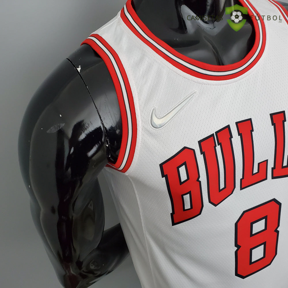 Camiseta Chicago Bulls 21-22 - Zach Lavine 8 Blanco Nba