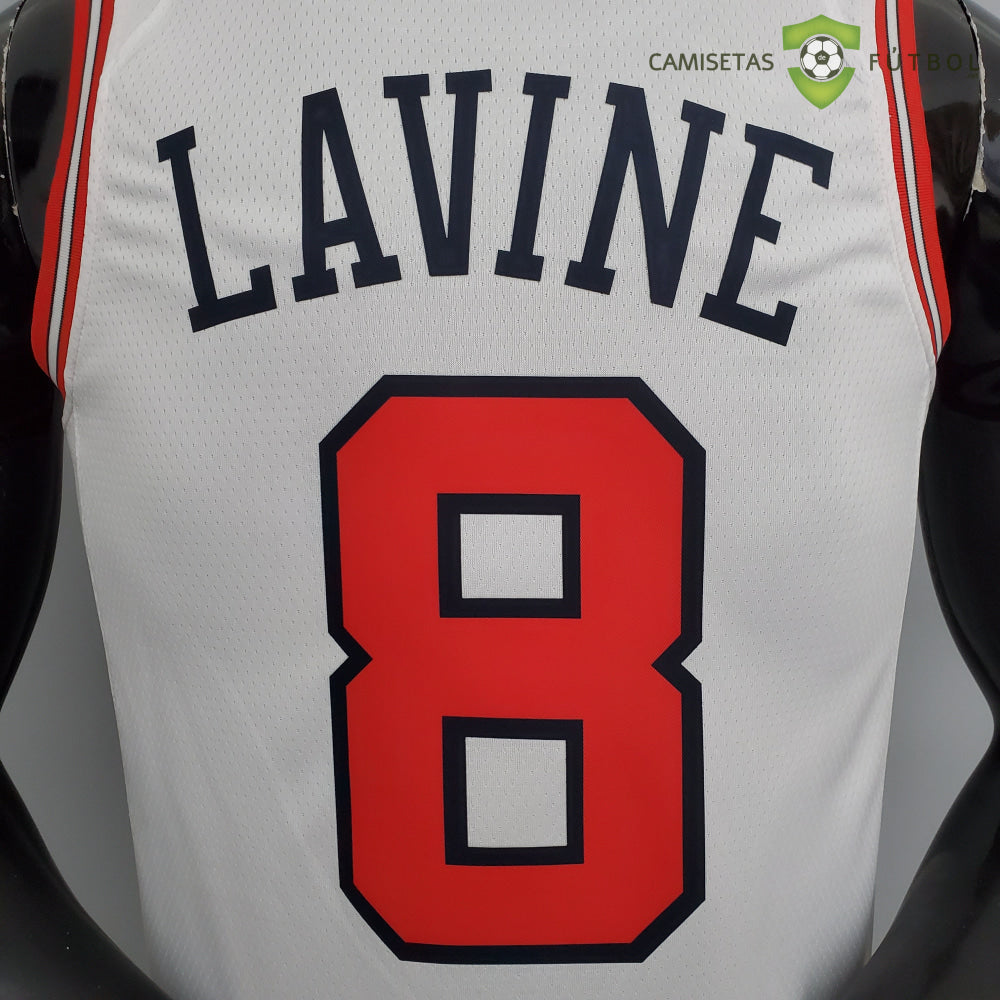 Camiseta Chicago Bulls 21-22 - Zach Lavine 8 Blanco Nba