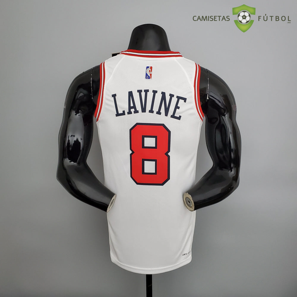Camiseta Chicago Bulls 21-22 - Zach Lavine 8 Blanco Nba