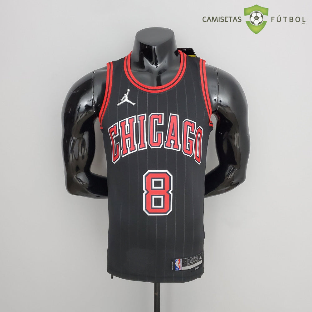 Camiseta Chicago Bulls 21-22 - Zach Lavine 8 Negro Nba