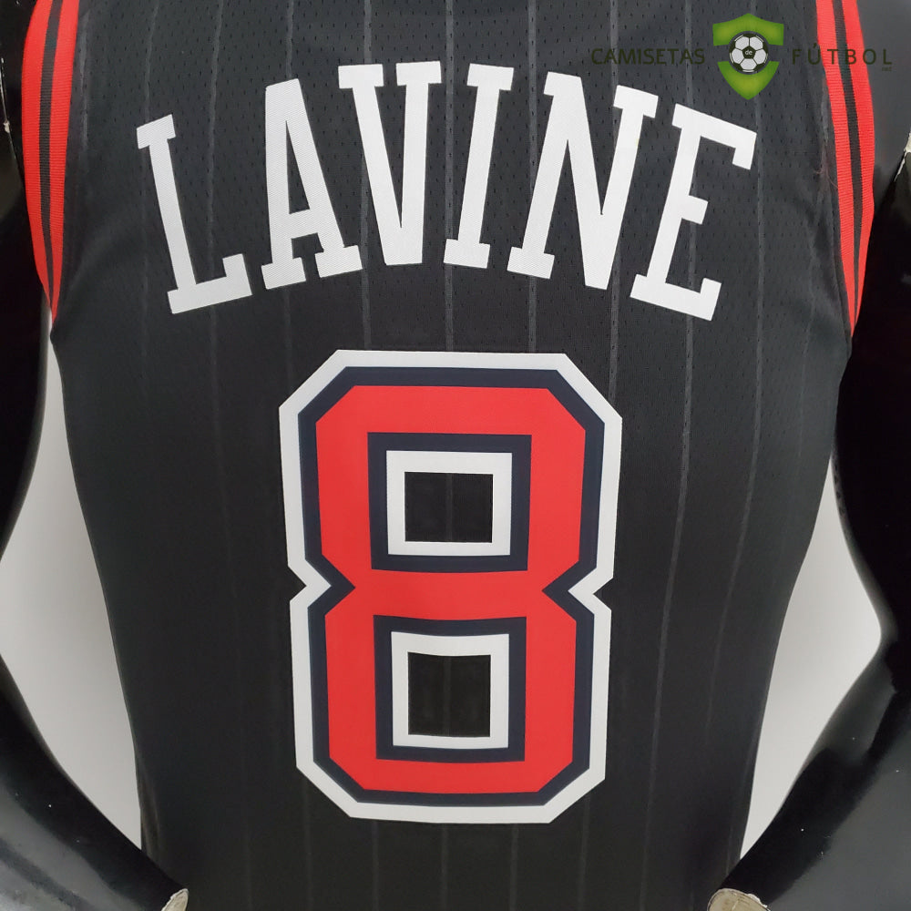 Camiseta Chicago Bulls 21-22 - Zach Lavine 8 Negro Nba