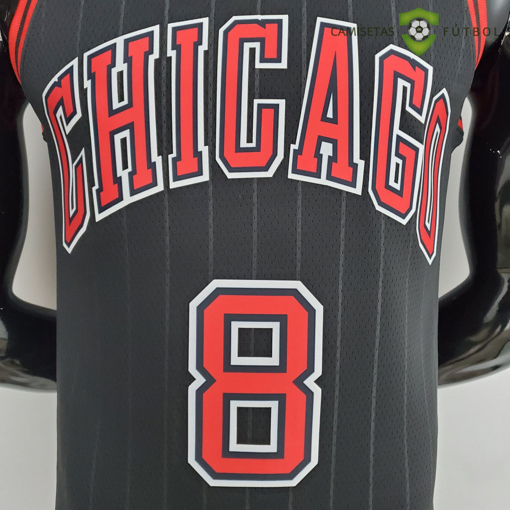 Camiseta Chicago Bulls 21-22 - Zach Lavine 8 Negro Nba
