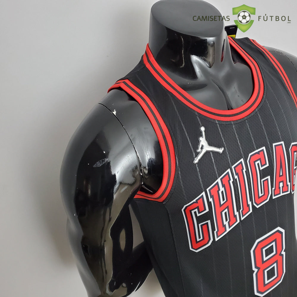 Camiseta Chicago Bulls 21-22 - Zach Lavine 8 Negro Nba
