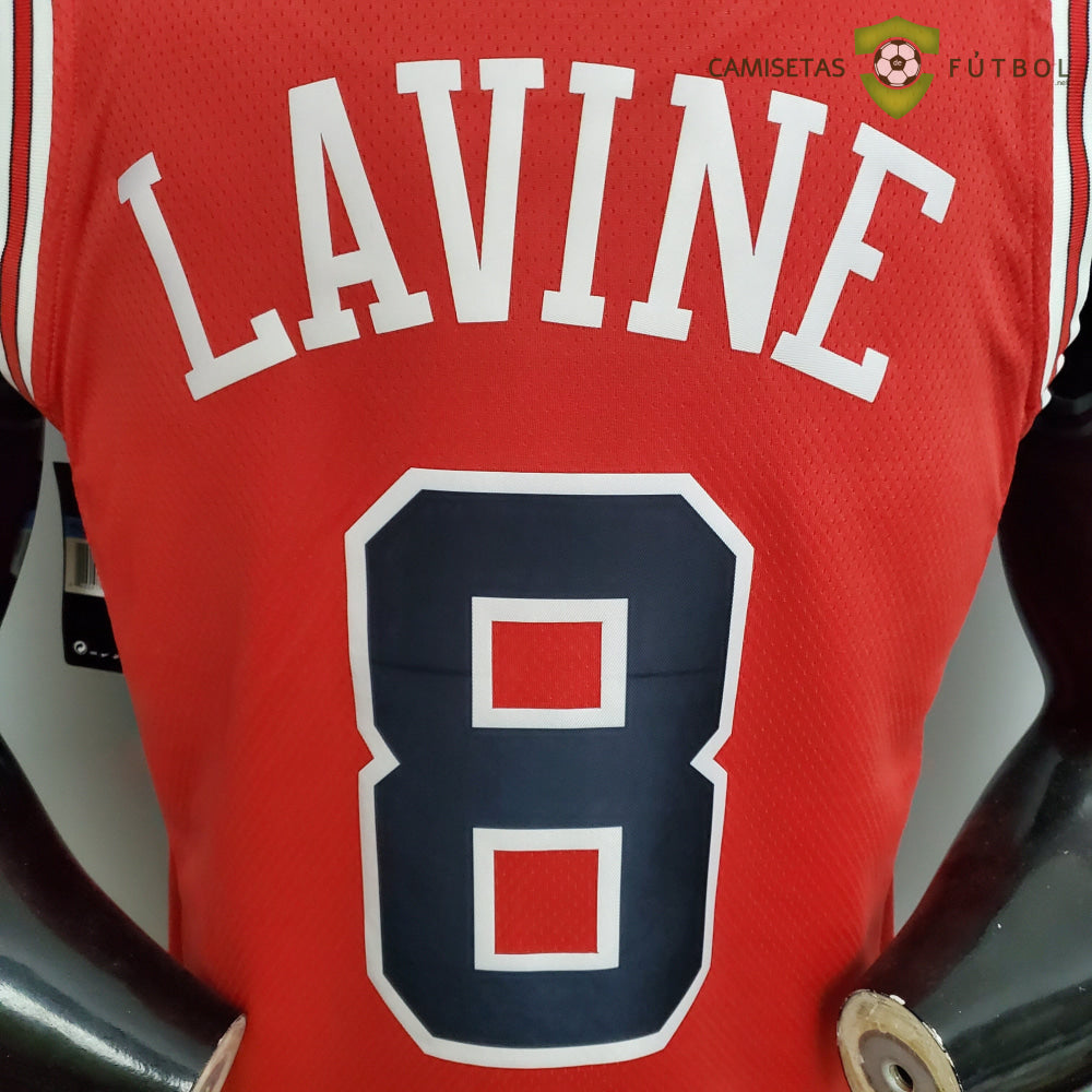 Camiseta Chicago Bulls 21-22 - Zach Lavine 8 Rojo Nba