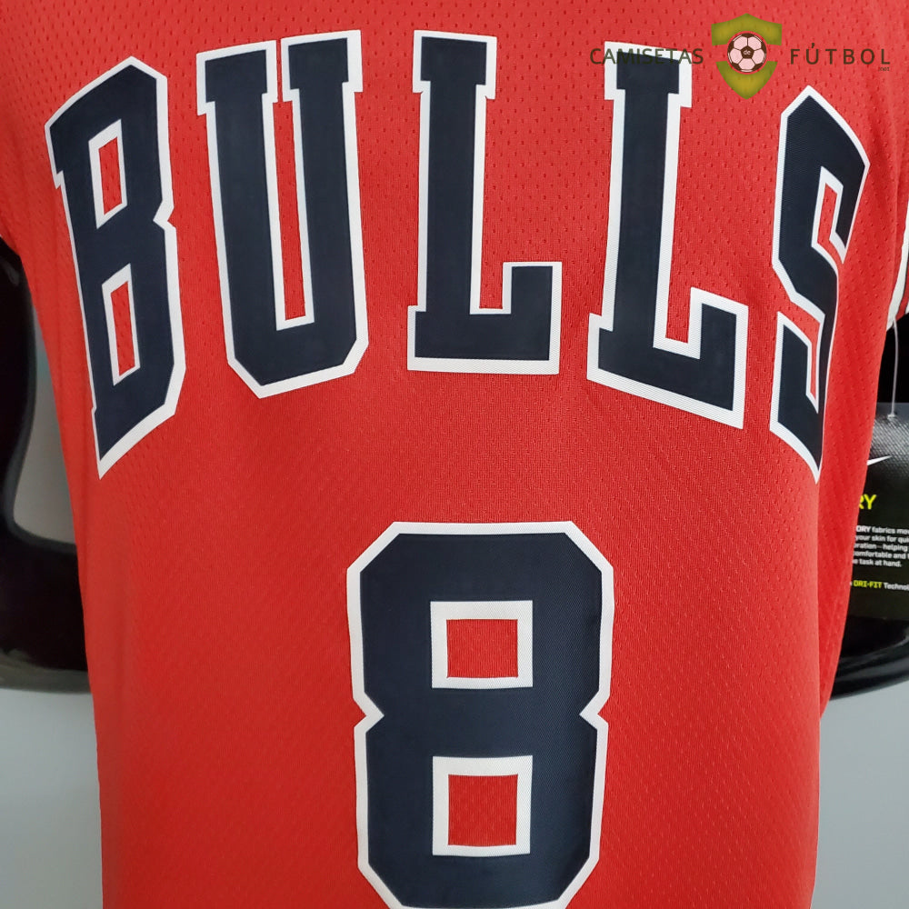 Camiseta Chicago Bulls 21-22 - Zach Lavine 8 Rojo Nba