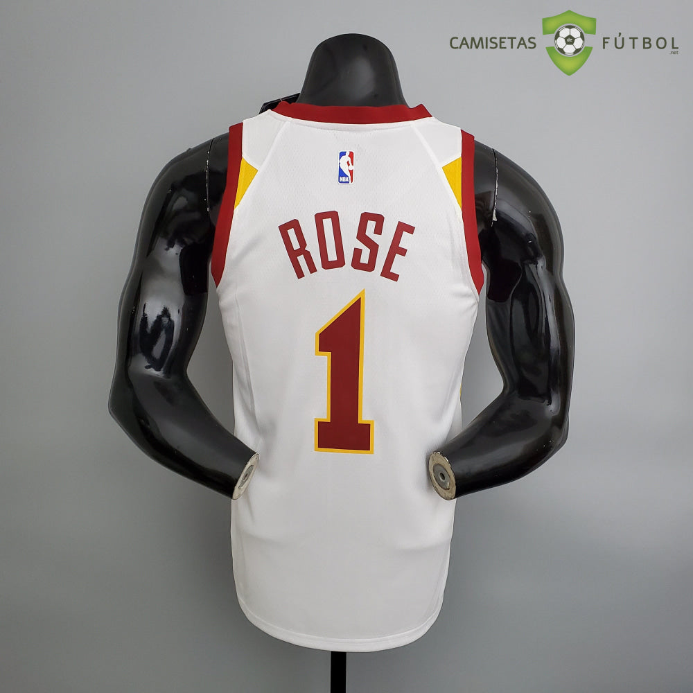 Camiseta Cleveland Cavaliers 21-22 - Derrick Rose 1 Blanco Nba