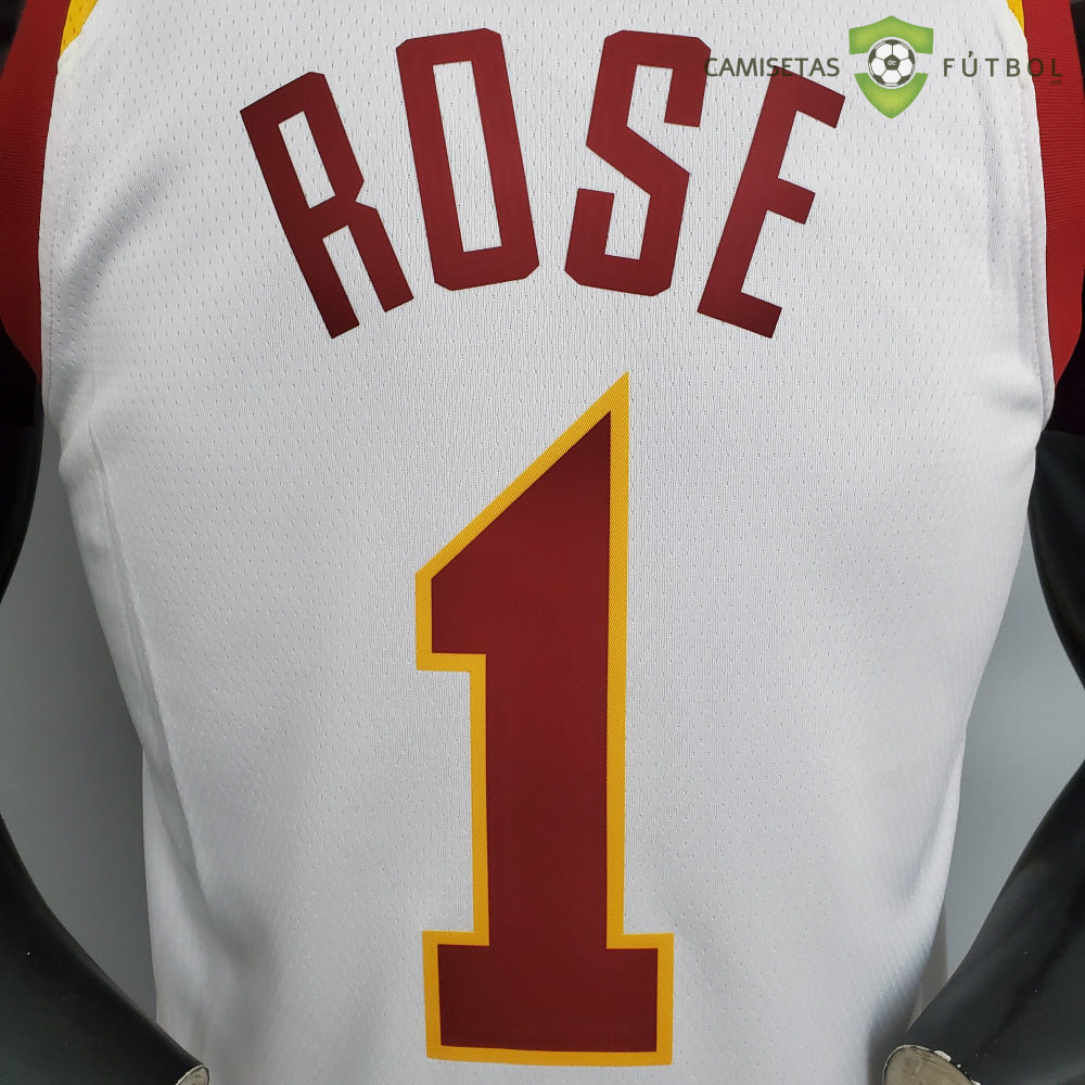 Camiseta Cleveland Cavaliers 21-22 - Derrick Rose 1 Blanco Nba