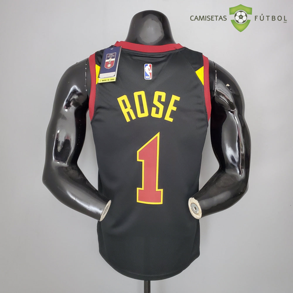 Camiseta Cleveland Cavaliers 21-22 - Derrick Rose 1 Negro Nba