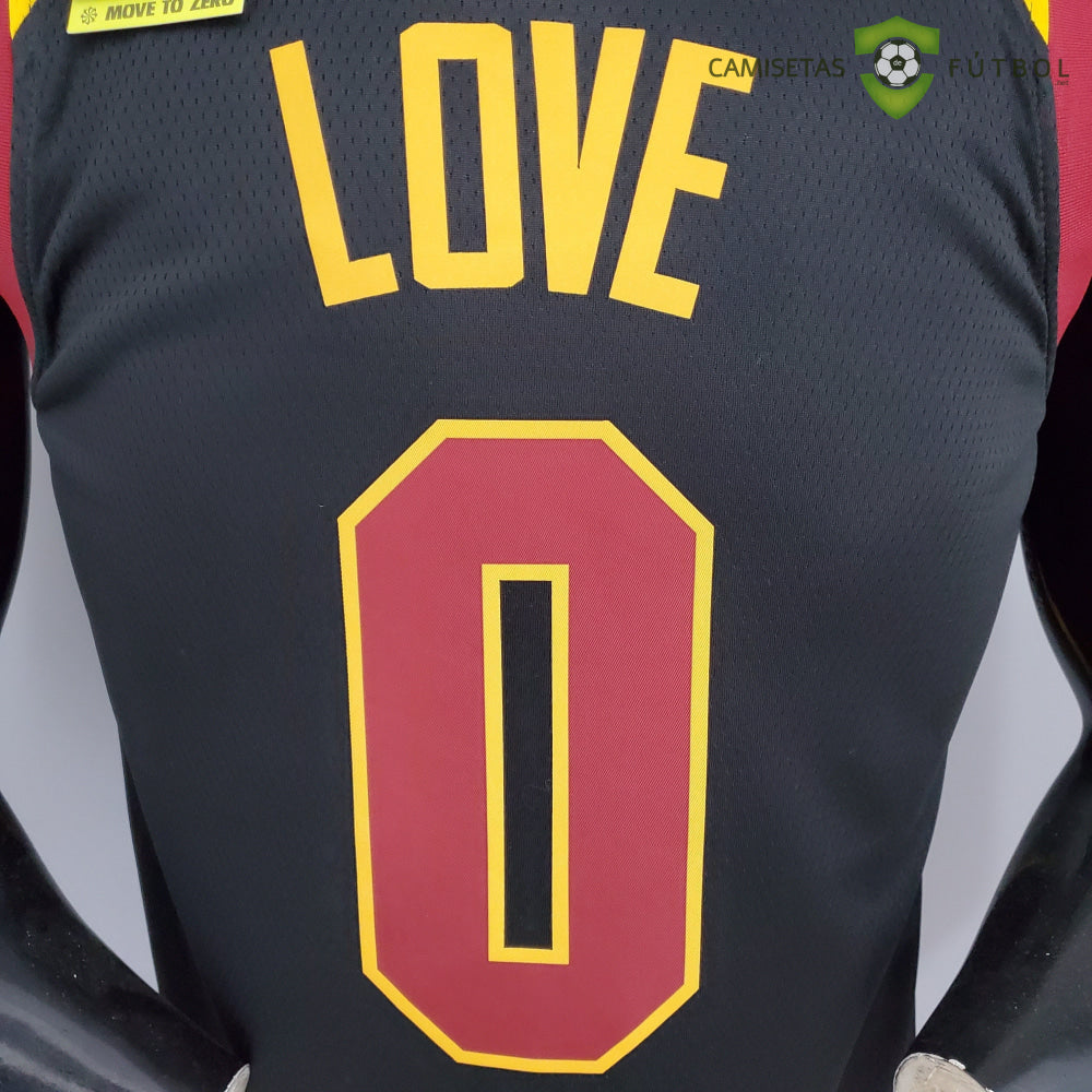Camiseta Cleveland Cavaliers 21-22 - Kevin Love 0 Negro Nba