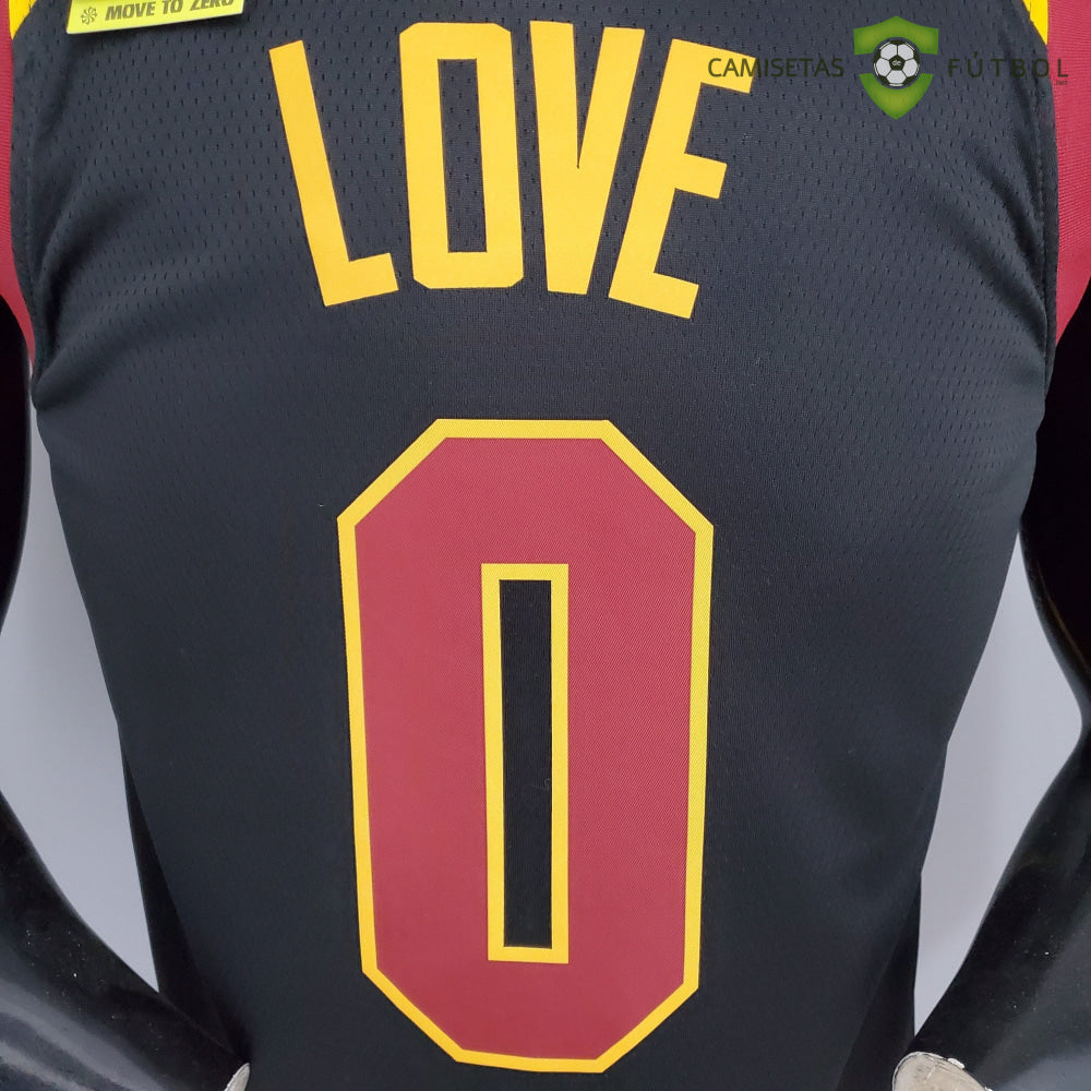 Camiseta Cleveland Cavaliers 21-22 - Kevin Love 0 Negro Nba