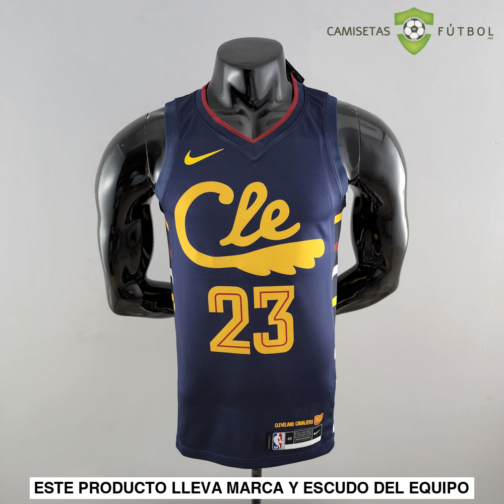 Camiseta Cleveland Cavaliers 21-22 - Lebron James 23 Azul Nba